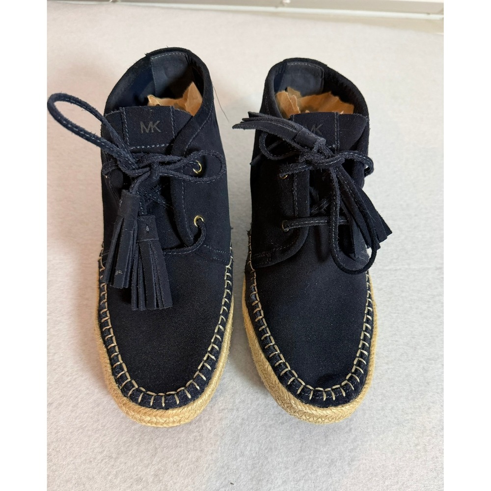 Navy Suede Espadrille Tassell BootiesWomen's 9M Like New
